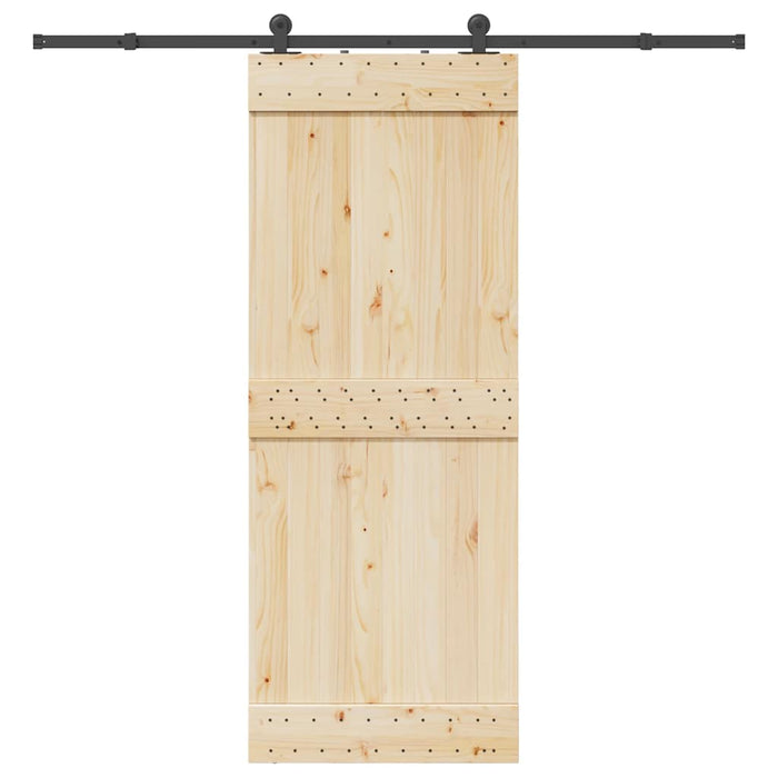 Set feronerie pentru uși glisante, negru, 213,5 cm, oțel WALTI