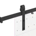 Set feronerie pentru uși glisante, negru, 152,5 cm, oțel - WALTI WALTI