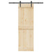 Set feronerie pentru uși glisante, negru, 152,5 cm, oțel - WALTI WALTI