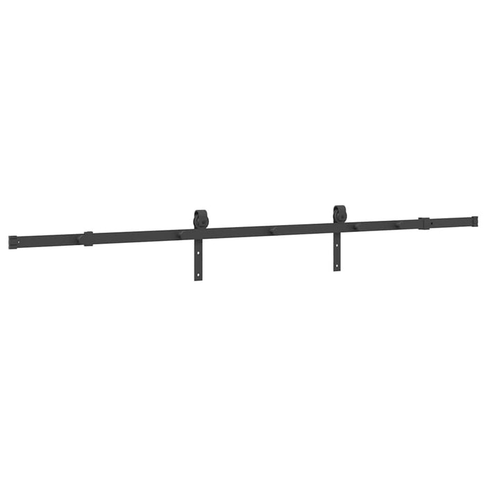 Set feronerie pentru uși glisante, negru, 213,5 cm, oțel WALTI