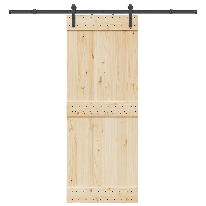 Set feronerie pentru uși glisante, negru, 213,5 cm, oțel WALTI