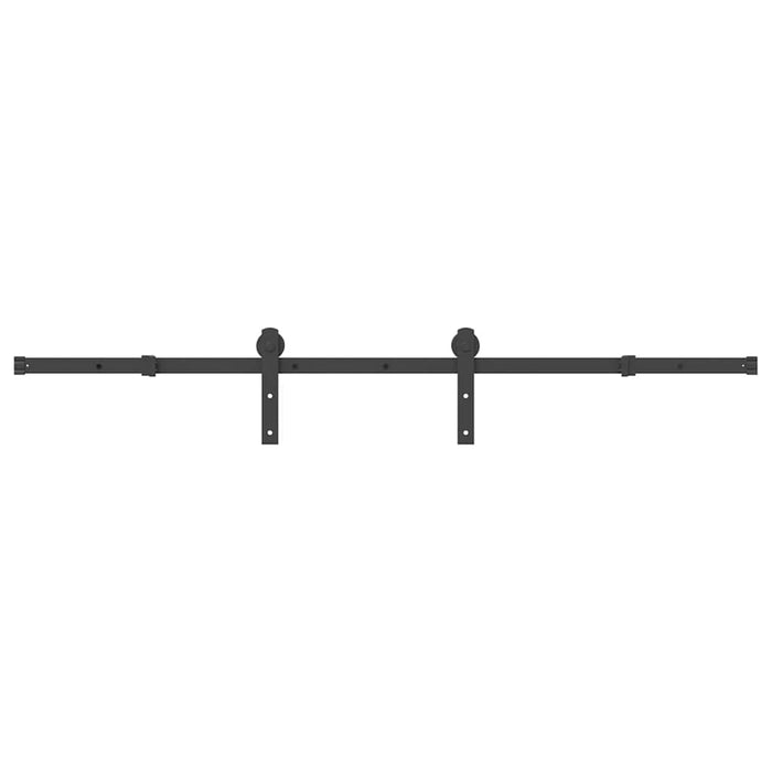 Set feronerie pentru ușă glisantă, negru, 183 cm, oțel - WALTI WALTI
