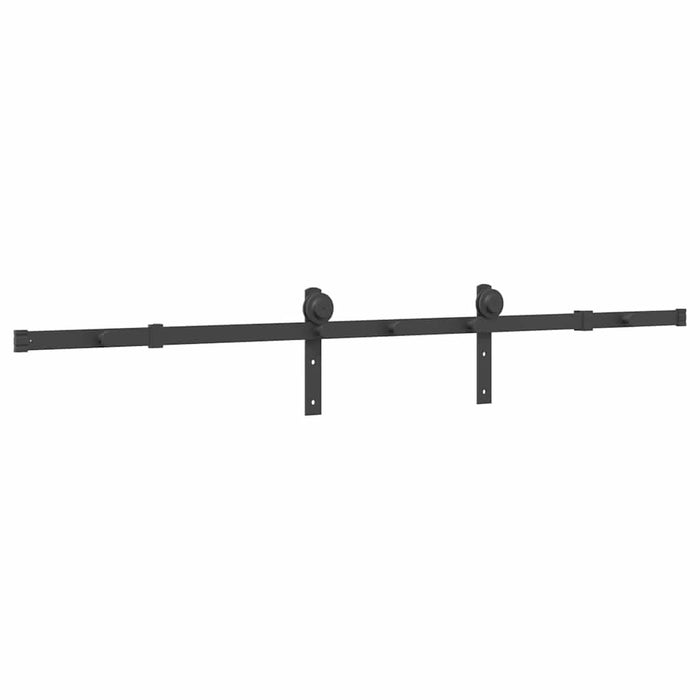 Set feronerie pentru ușă glisantă, negru, 183 cm, oțel - WALTI WALTI