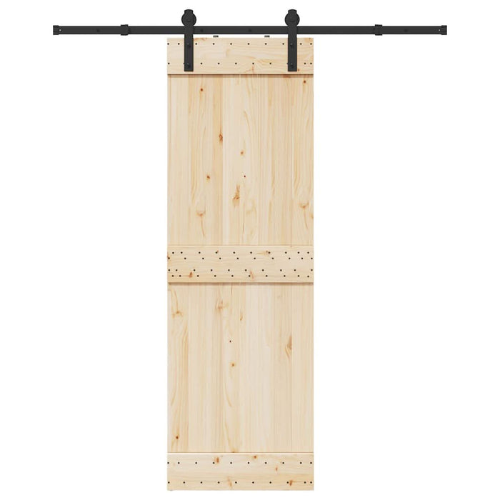 Set feronerie pentru ușă glisantă, negru, 183 cm, oțel - WALTI WALTI