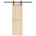 Set feronerie pentru ușă glisantă, negru, 183 cm, oțel - WALTI WALTI