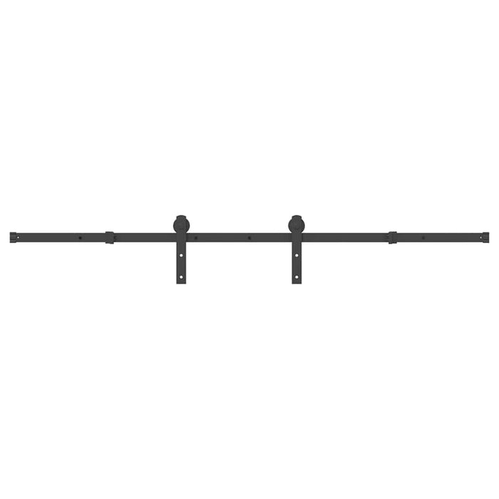 Set feronerie pentru uși glisante, negru, 200 cm, oțel - WALTI WALTI