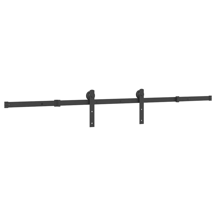 Set feronerie pentru uși glisante, negru, 200 cm, oțel - WALTI WALTI