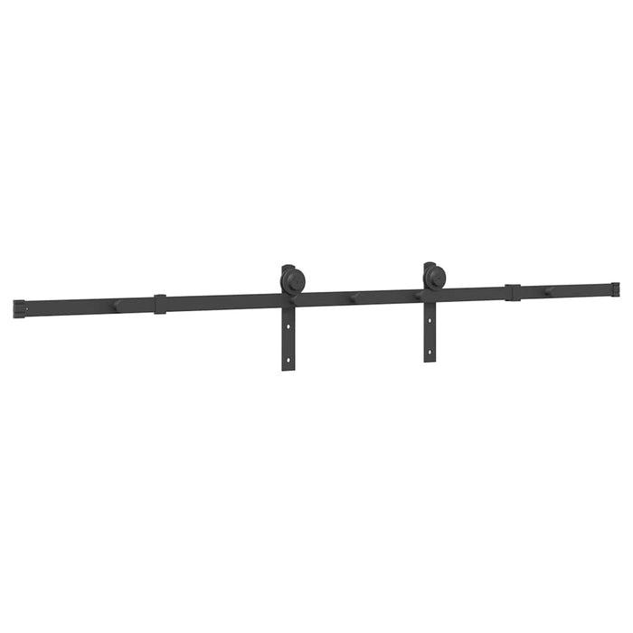 Set feronerie pentru uși glisante, negru, 200 cm, oțel - WALTI WALTI