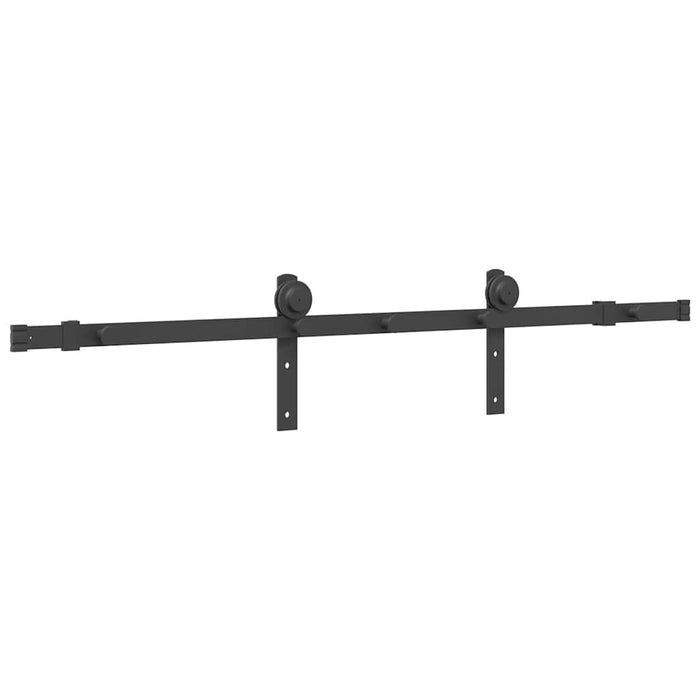 Set feronerie pentru ușă glisantă, negru, 152 cm, oțel - WALTI WALTI