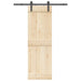 Set feronerie pentru ușă glisantă, negru, 152 cm, oțel - WALTI WALTI