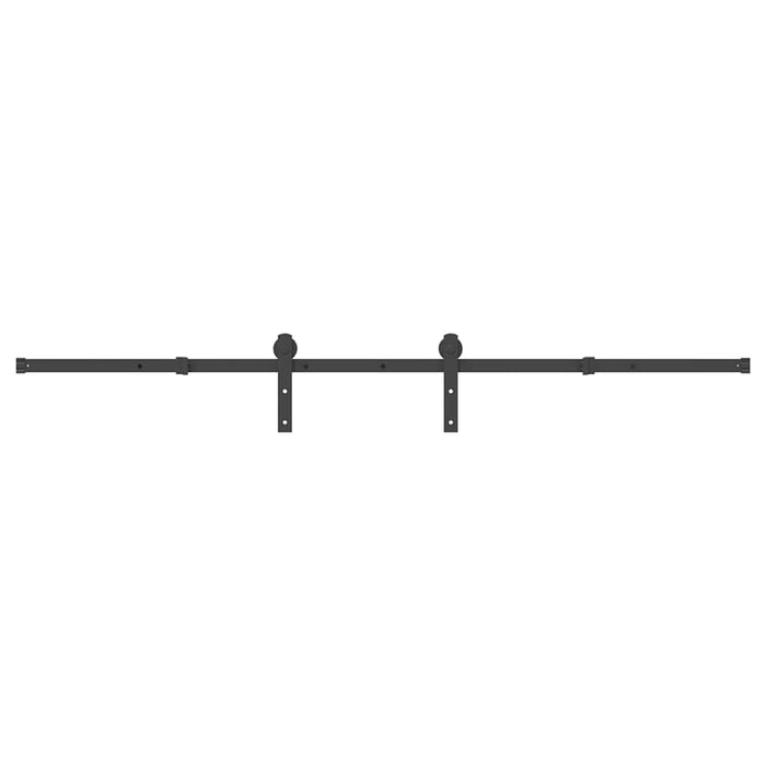 Set feronerie pentru uși glisante, negru, 213,5 cm, oțel - WALTI WALTI