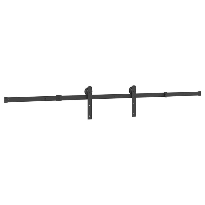 Set feronerie pentru uși glisante, negru, 213,5 cm, oțel - WALTI WALTI