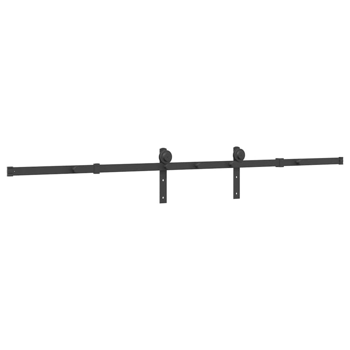 Set feronerie pentru uși glisante, negru, 213,5 cm, oțel - WALTI WALTI