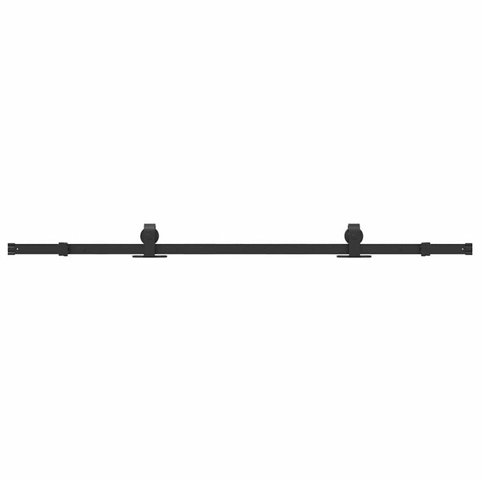 Set feronerie pentru ușă glisantă, negru, 183 cm, oțel - WALTI WALTI