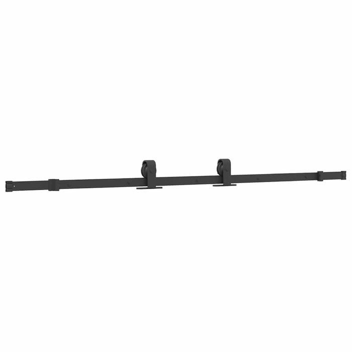 Set feronerie pentru ușă glisantă, negru, 183 cm, oțel - WALTI WALTI