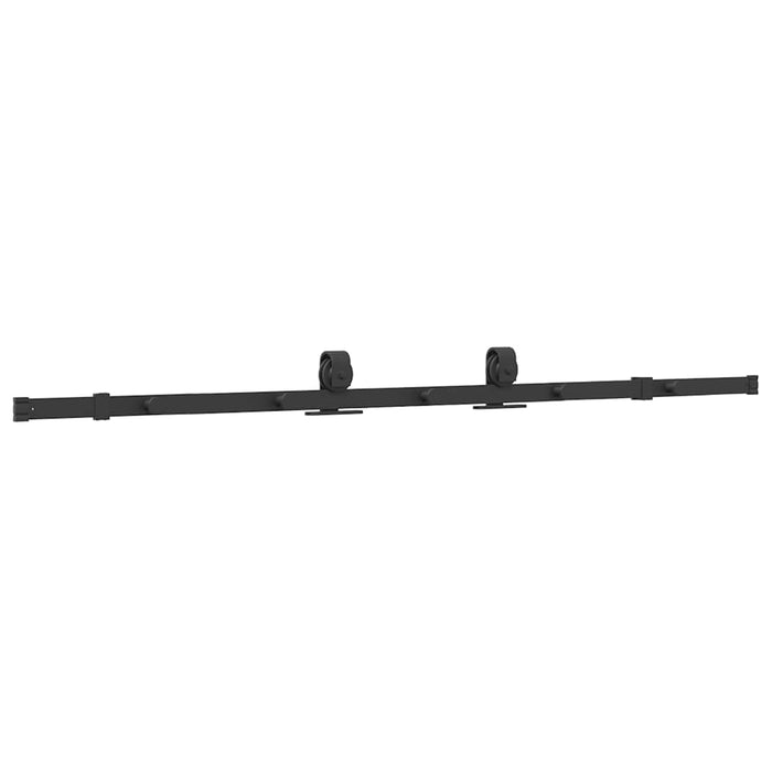 Set feronerie pentru ușă glisantă, negru, 183 cm, oțel - WALTI WALTI
