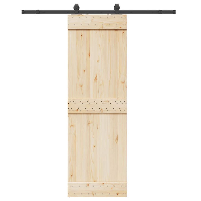 Set feronerie pentru ușă glisantă, negru, 183 cm, oțel - WALTI WALTI