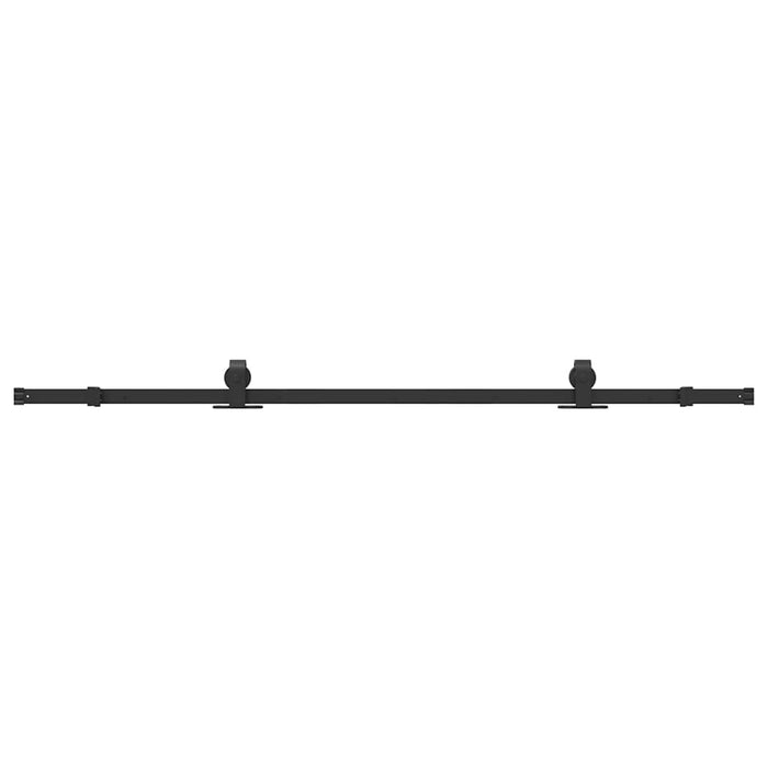 Set feronerie pentru uși glisante, negru, 200 cm, oțel - WALTI WALTI