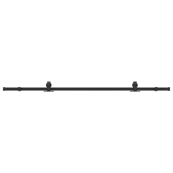 Set feronerie pentru uși glisante, negru, 213 cm, oțel - WALTI WALTI