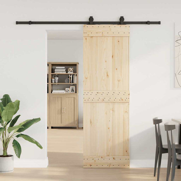 Set feronerie pentru uși glisante, negru, 213 cm, oțel - WALTI WALTI