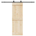 Set feronerie pentru uși glisante, negru, 213 cm, oțel - WALTI WALTI
