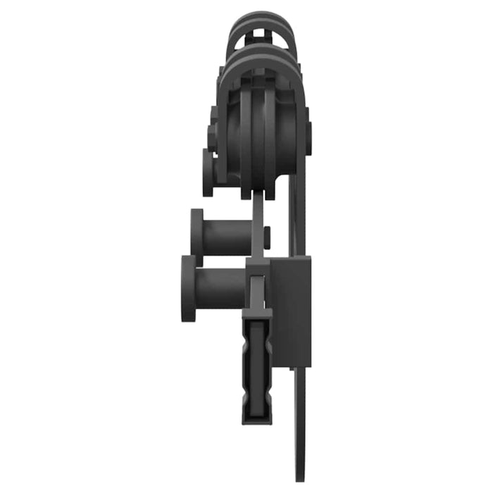 Set feronerie pentru ușă glisantă, negru, 183 cm, oțel - WALTI WALTI