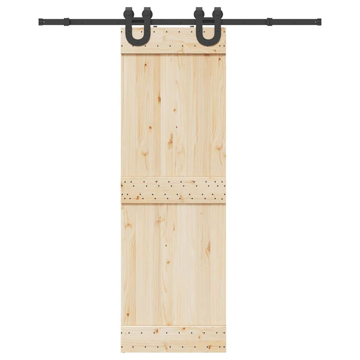 Set feronerie pentru ușă glisantă, negru, 183 cm, oțel - WALTI WALTI