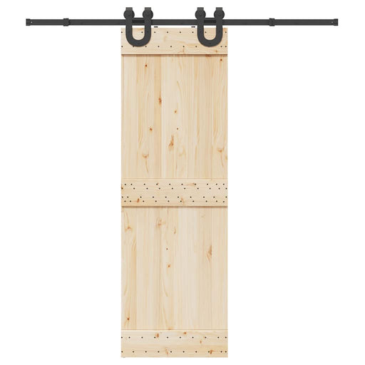 Set feronerie pentru uși glisante, negru, 200 cm, oțel - WALTI WALTI