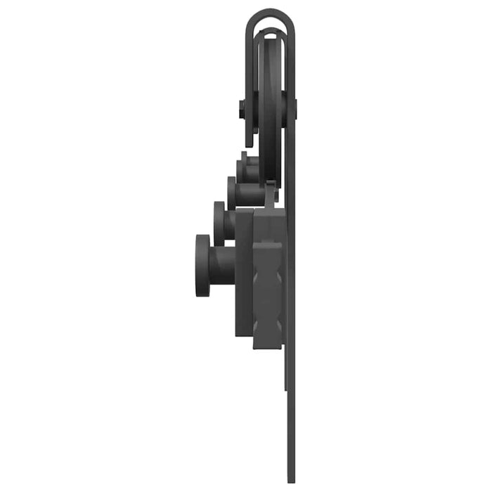 Set feronerie pentru ușă glisantă, negru, 183 cm, oțel - WALTI WALTI