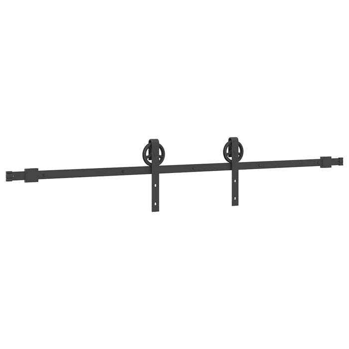 Set feronerie pentru uși glisante, negru, 200 cm, oțel - WALTI WALTI