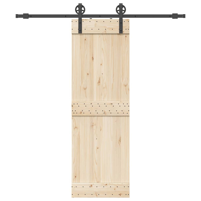 Set feronerie pentru uși glisante, negru, 200 cm, oțel - WALTI WALTI