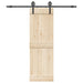 Set feronerie pentru uși glisante, negru, 200 cm, oțel - WALTI WALTI