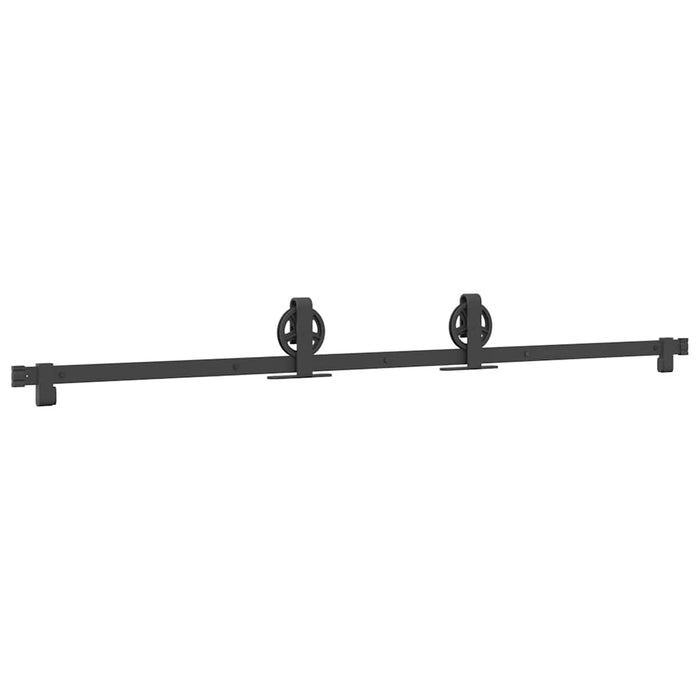 Set feronerie pentru ușă glisantă, negru, 183 cm, oțel - WALTI WALTI