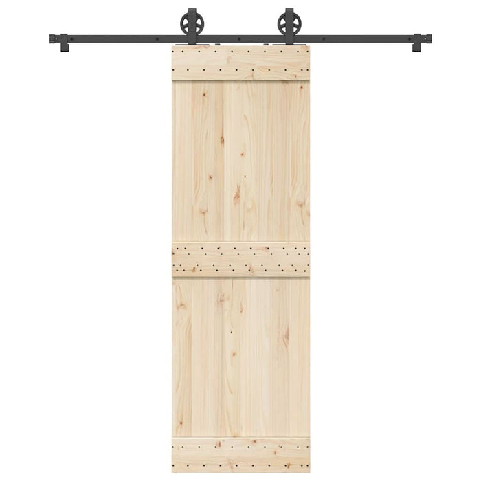 Set feronerie pentru ușă glisantă, negru, 183 cm, oțel - WALTI WALTI