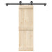 Set feronerie pentru ușă glisantă, negru, 183 cm, oțel - WALTI WALTI