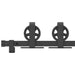 Set feronerie pentru uși glisante, negru, 200 cm, oțel - WALTI WALTI