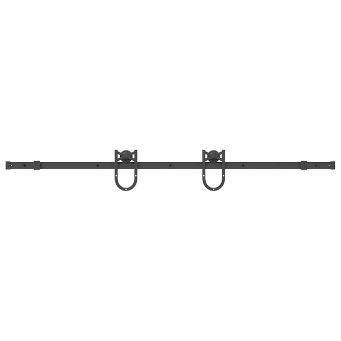Set feronerie pentru ușă glisantă, negru, 183 cm, oțel - WALTI WALTI