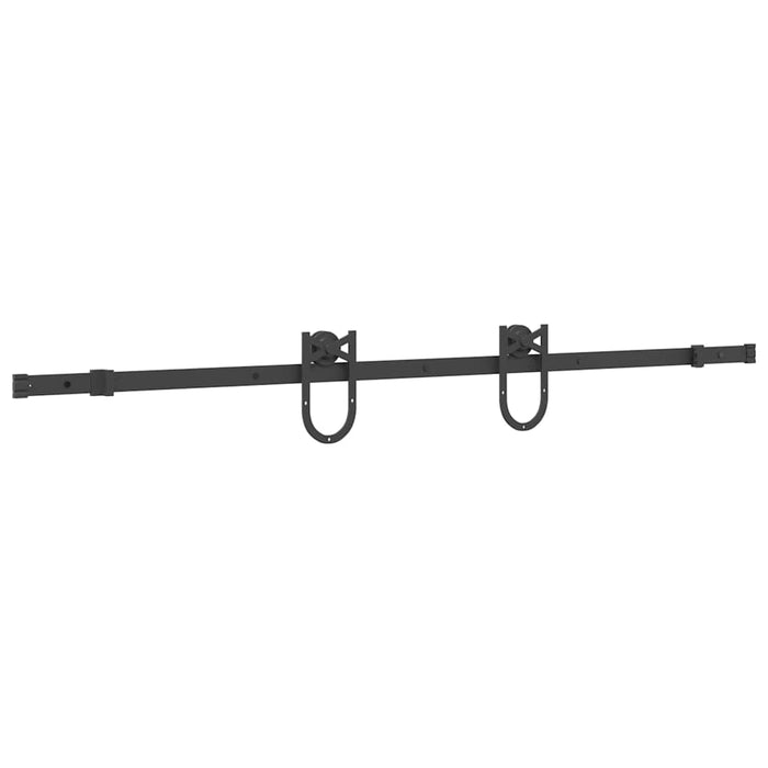 Set feronerie pentru ușă glisantă, negru, 183 cm, oțel - WALTI WALTI