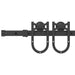 Set feronerie pentru ușă glisantă, negru, 183 cm, oțel - WALTI WALTI
