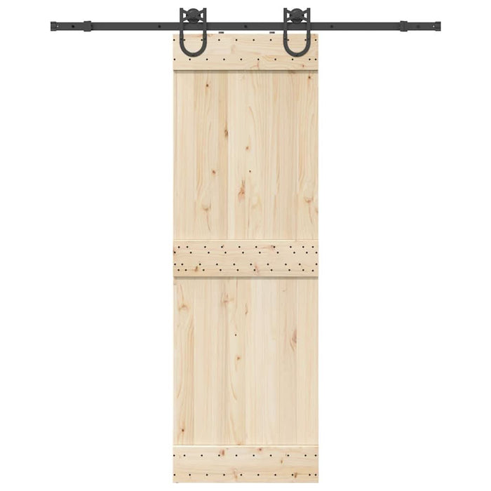 Set feronerie pentru ușă glisantă, negru, 183 cm, oțel - WALTI WALTI