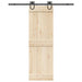 Set feronerie pentru ușă glisantă, negru, 183 cm, oțel - WALTI WALTI