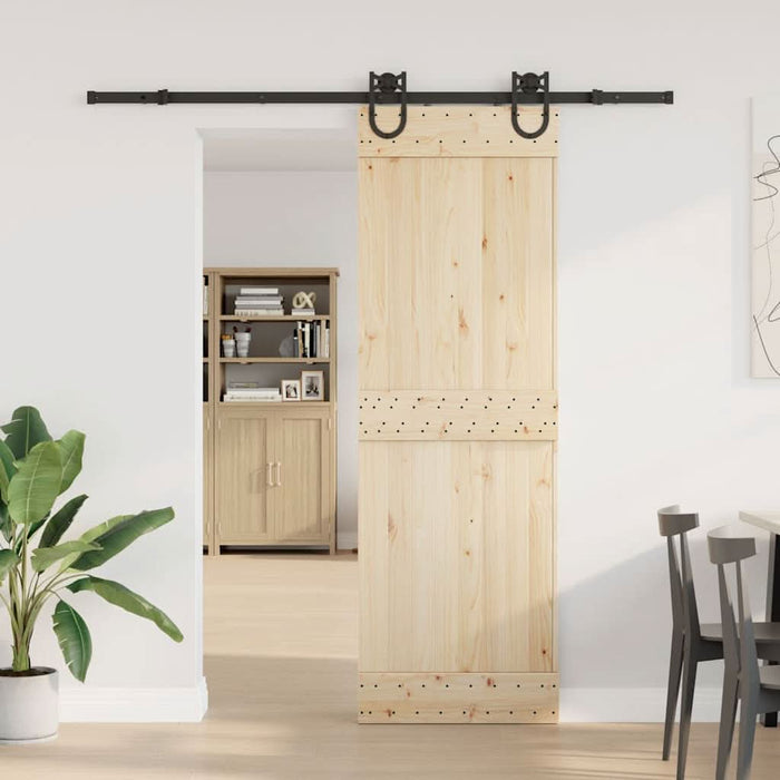 Set feronerie pentru uși glisante, negru, 200 cm, oțel - WALTI WALTI