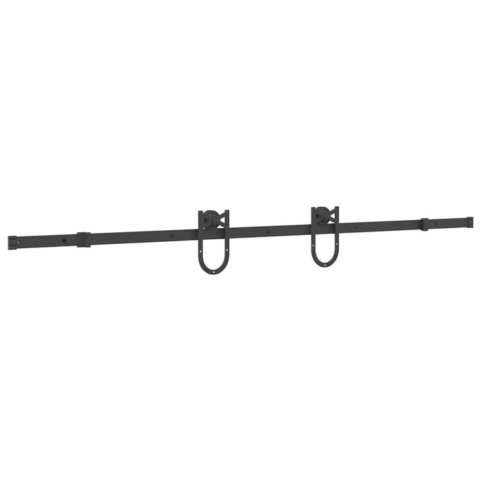 Set feronerie pentru uși glisante, negru, 200 cm, oțel - WALTI WALTI
