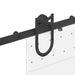 Set feronerie pentru uși glisante, negru, 200 cm, oțel - WALTI WALTI