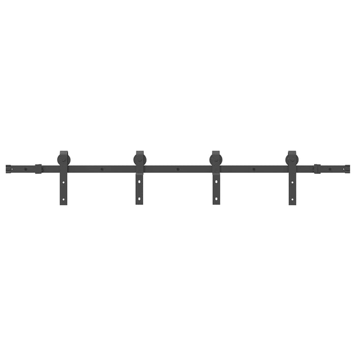 Set feronerie pentru ușă glisantă, negru, 183 cm, oțel - WALTI WALTI