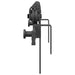 Set feronerie pentru ușă glisantă, negru, 183 cm, oțel - WALTI WALTI