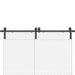 Set feronerie pentru ușă glisantă, negru, 183 cm, oțel - WALTI WALTI