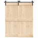 Set feronerie pentru ușă glisantă, negru, 183 cm, oțel - WALTI WALTI