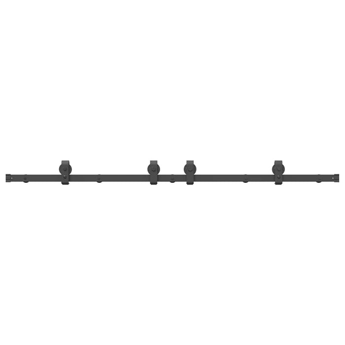 Set feronerie pentru ușă glisantă, negru, 183 cm, oțel - WALTI WALTI