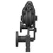 Set feronerie pentru ușă glisantă, negru, 183 cm, oțel - WALTI WALTI